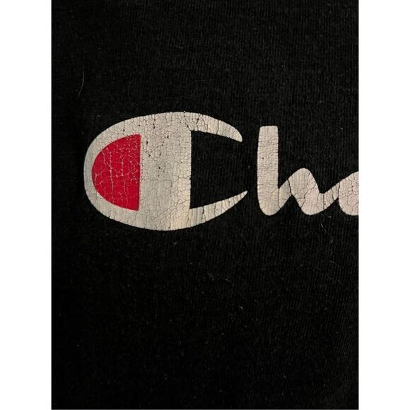 Vintage 90's Black Champion T-Shirt. Cool cracking. Size Large - Picture 4 of 8